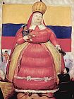 Fernando Botero Canvas Paintings - Exvoto